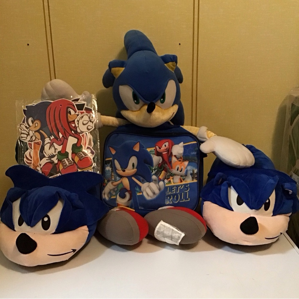 Sonic the Hedgehog Plush Toy Set - Blue